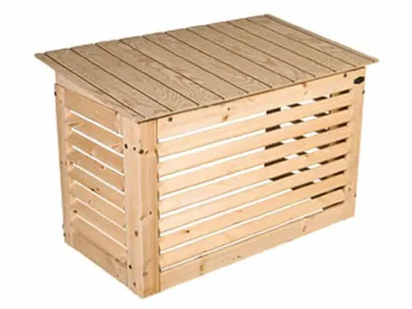 Skjuler til varmepumpe